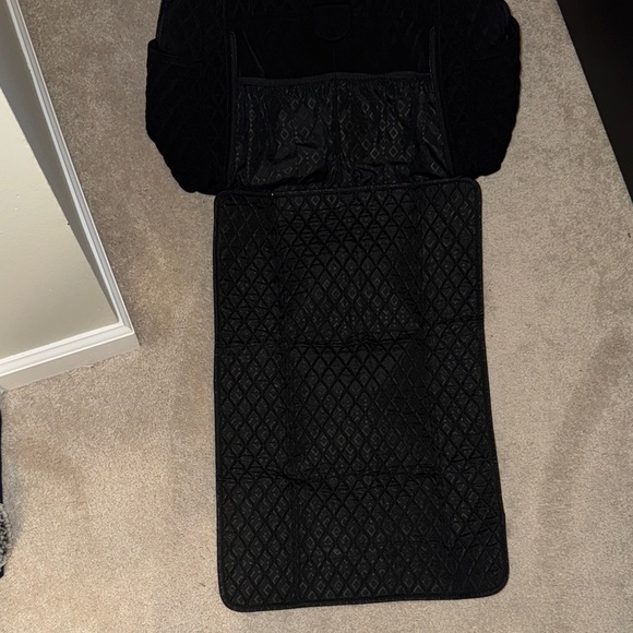 Vera Bradley Black Quilted Diaper Bag - Picture 3 of 11
